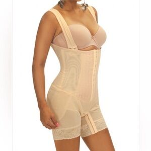 Ardyss Body Magic Lace Bodysuit Mid Thigh Shaper